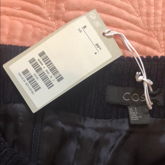 NWT COS corduroy mini skirt w/pockets - Picture 5 of 8